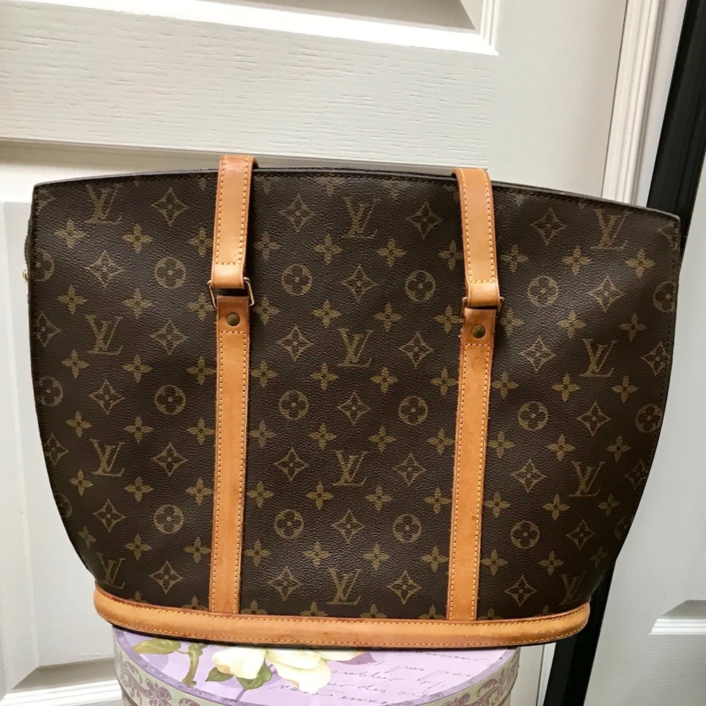 Authentic Louis Vuitton Monogram Shoulder Tote Bag